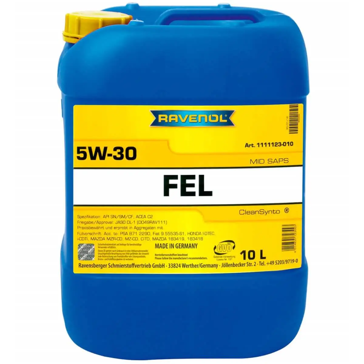 masfil-ravenol-FEL-5w30-10L