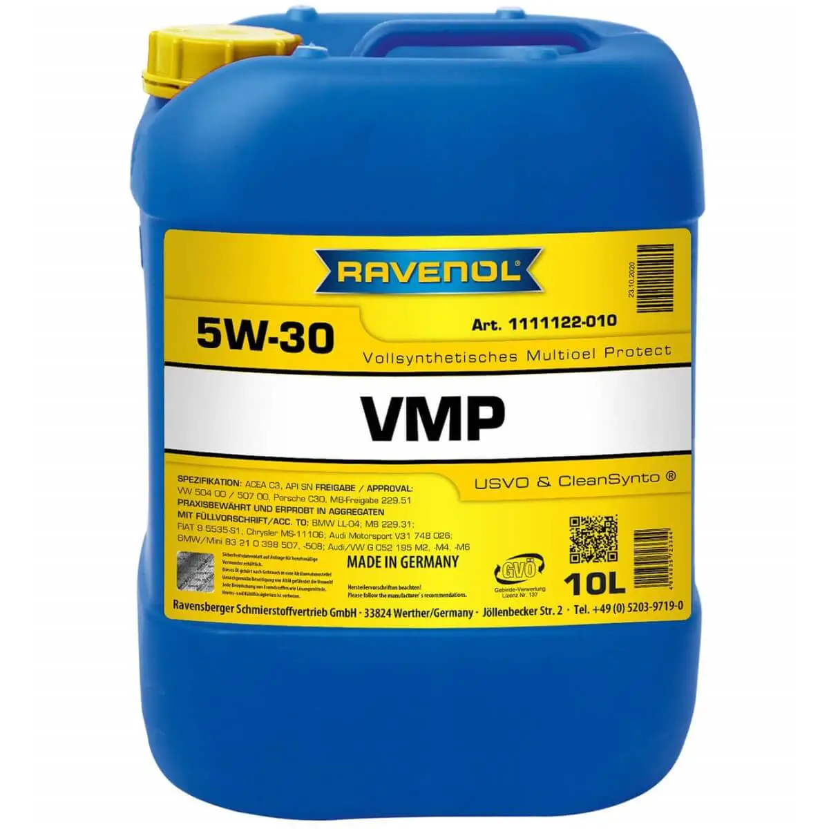 masfil-Ravenol-VMP-5w30-10L