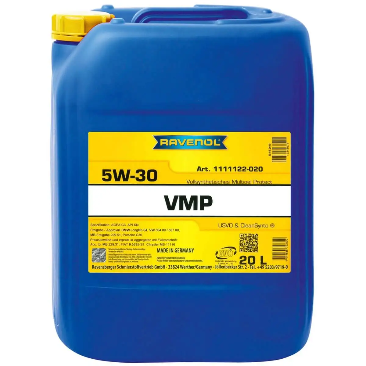 masfil-Ravenol-VMP-5w30-20L
